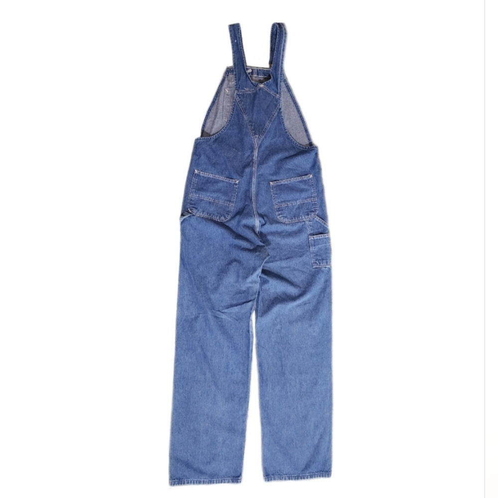 Carhartt Mens Denim 100% Cotton Overalls Blue Size 36 - Picture 3 of 11
